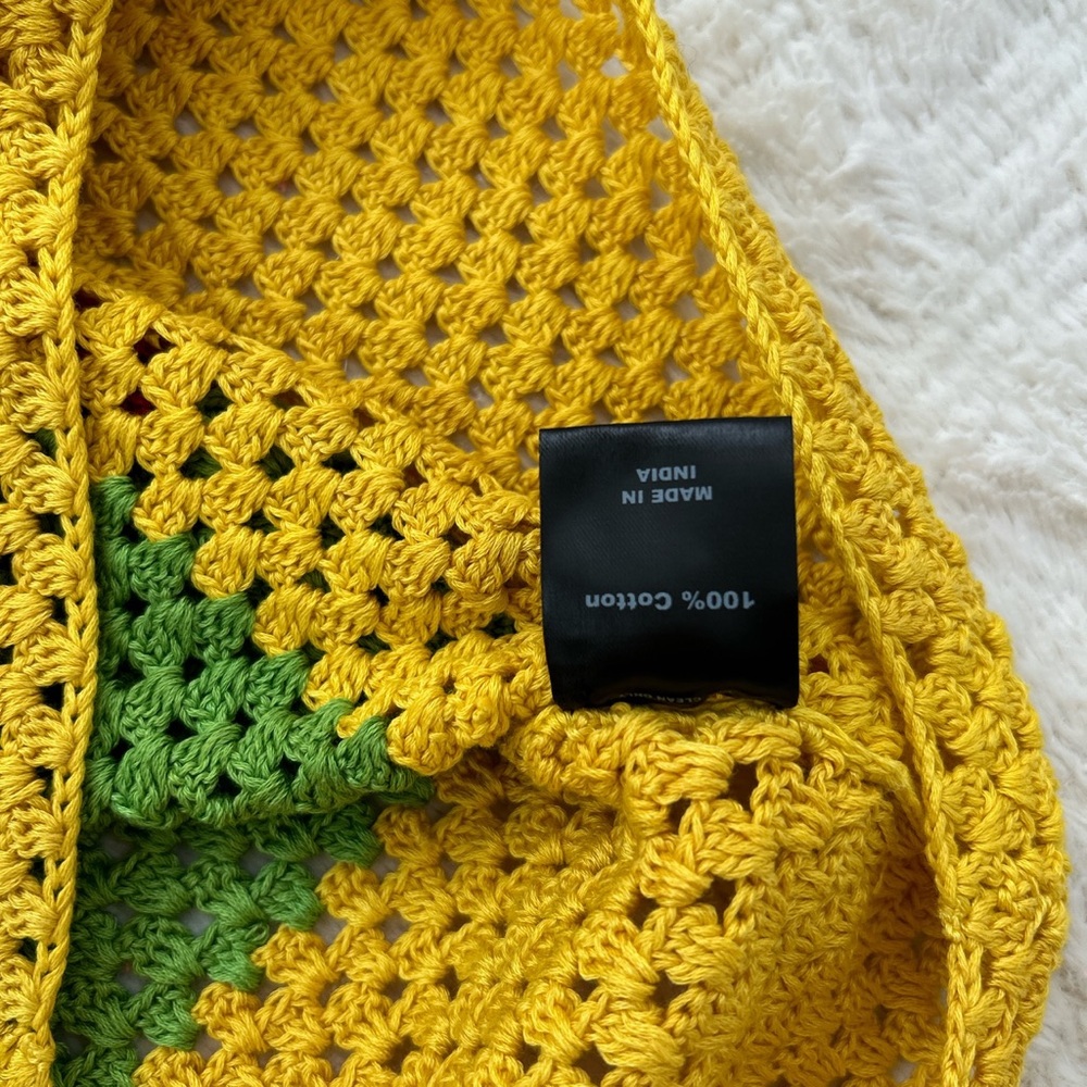 AGR striped crochet cotton mini dress - Picture 3 of 4
